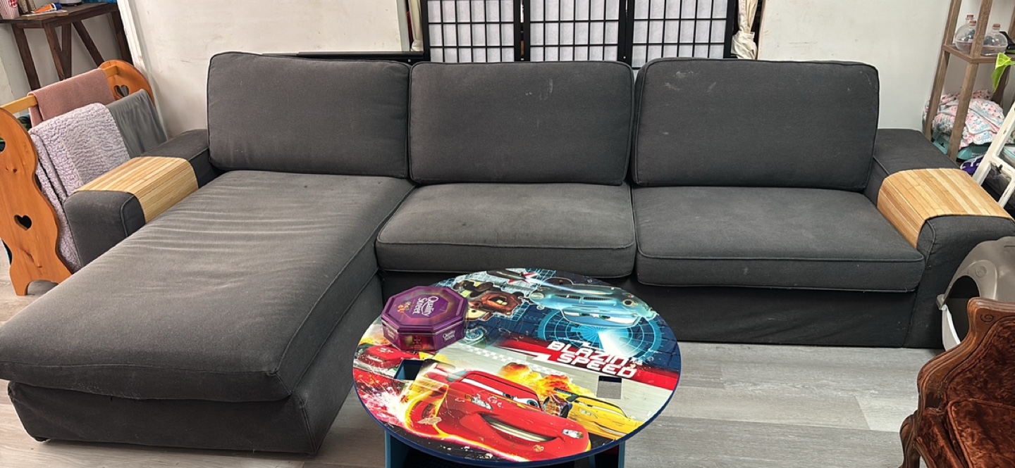 IKEA Grey Sectional Sofa - photo 4