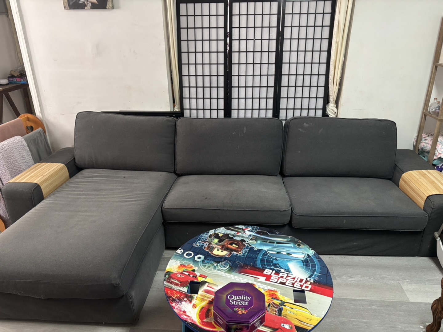 IKEA Grey Sectional Sofa - photo 3