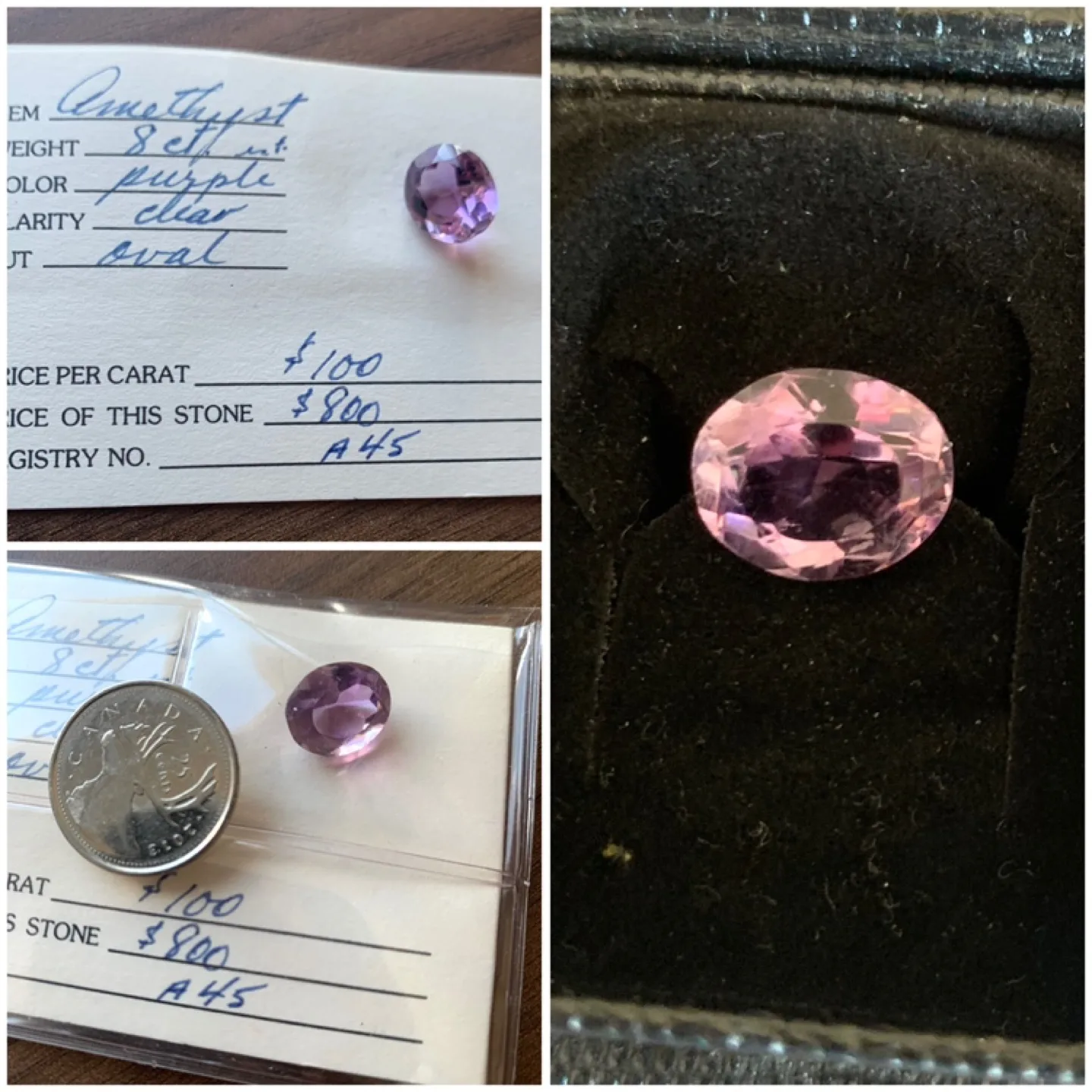 8ct Oval Amethyst Gemstone image indicator(5)