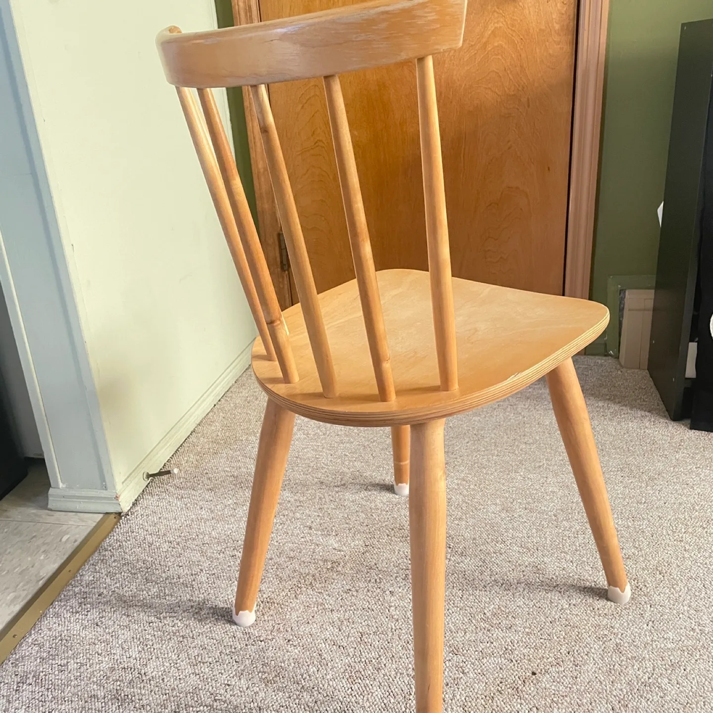 💚Light Wood Dining Chair image indicator(2)