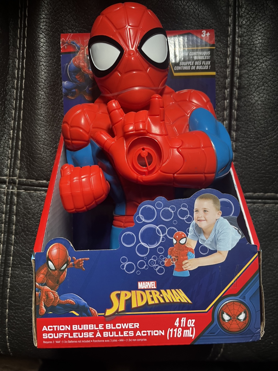 Marvel Spider-Man Action Bubble Blower