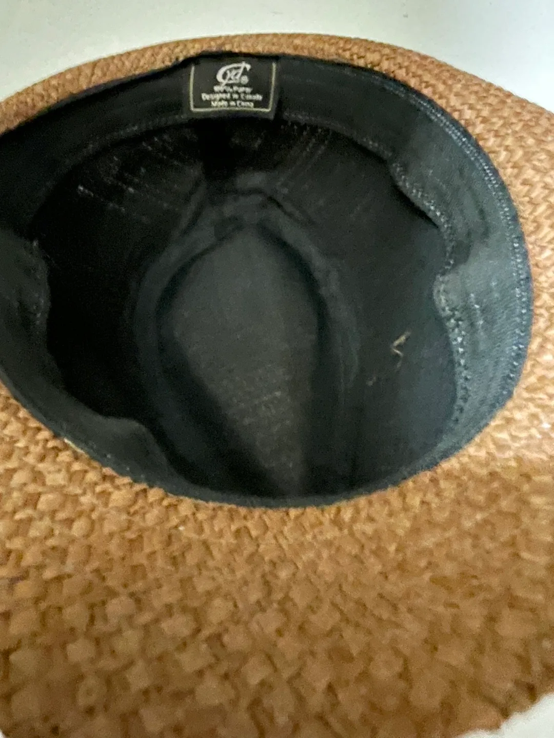 Men's Brown Straw Fedora Hat image indicator(4)