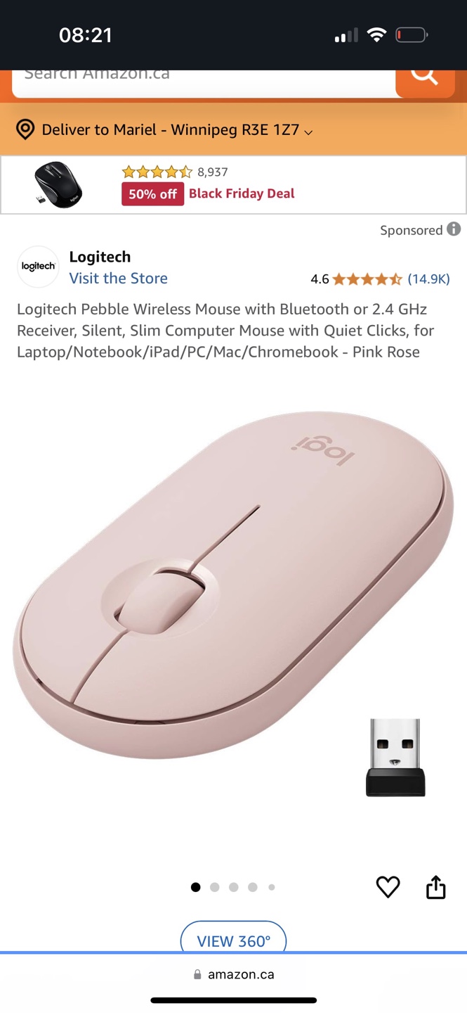 Logitech Wireless Mouse, Keyboard and Webcam - photo 5