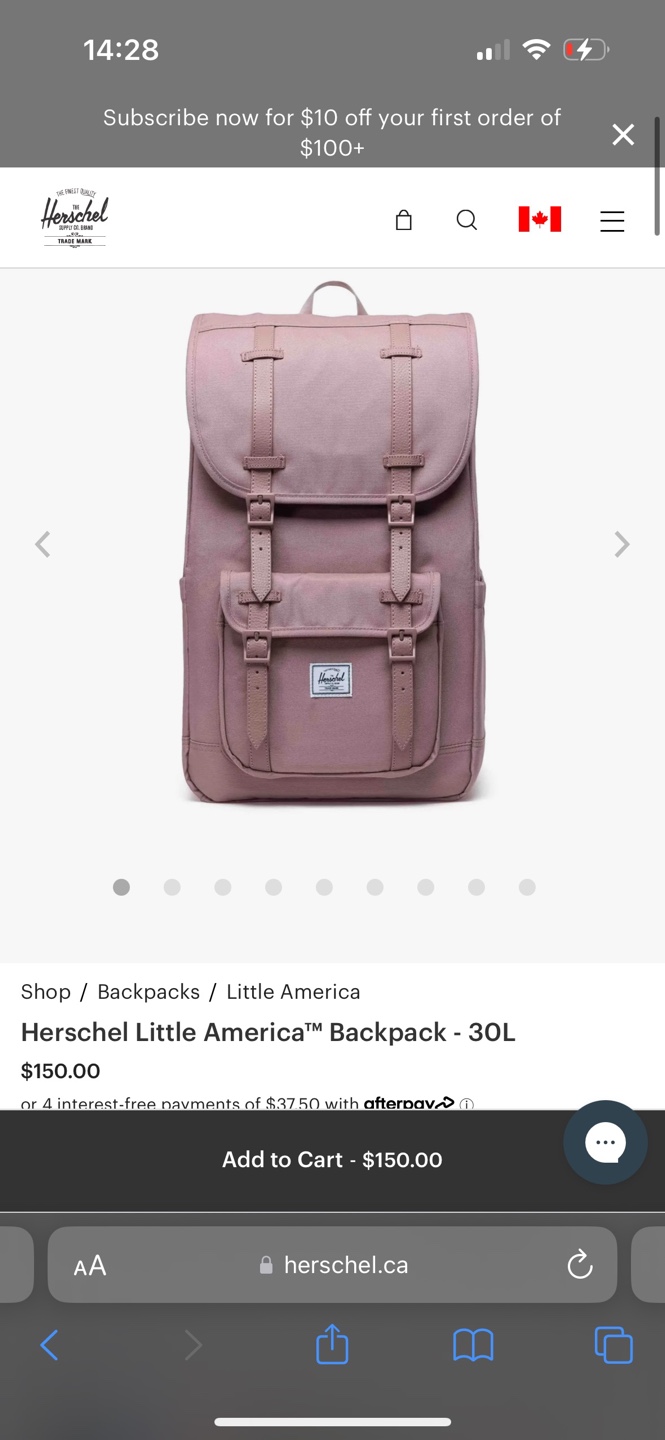 Herschel Little America Backpack - Dusty Rose - photo 3