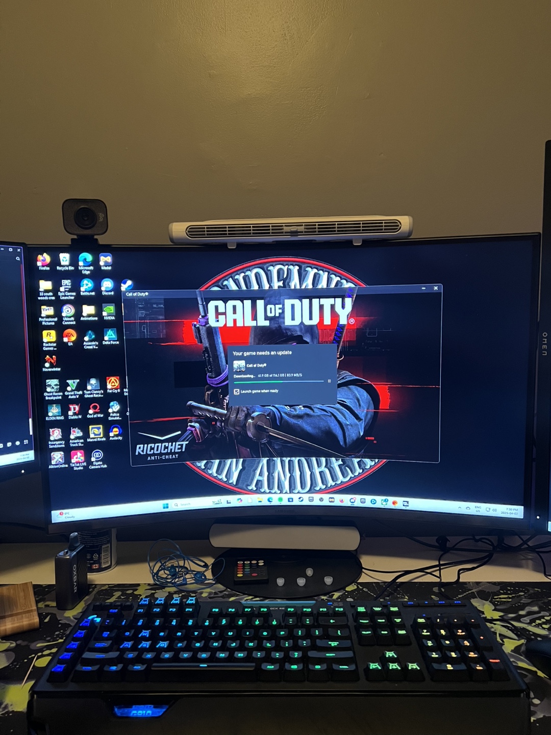 💚Samsung curved LC32T55 32-inch Gaming Monitor