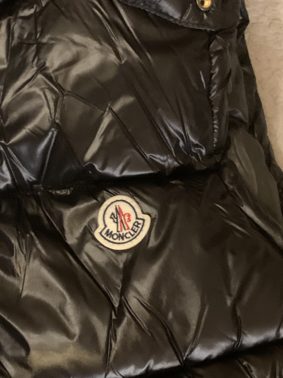 Men's Moncler Black Puffer Vest - Size L - photo 4