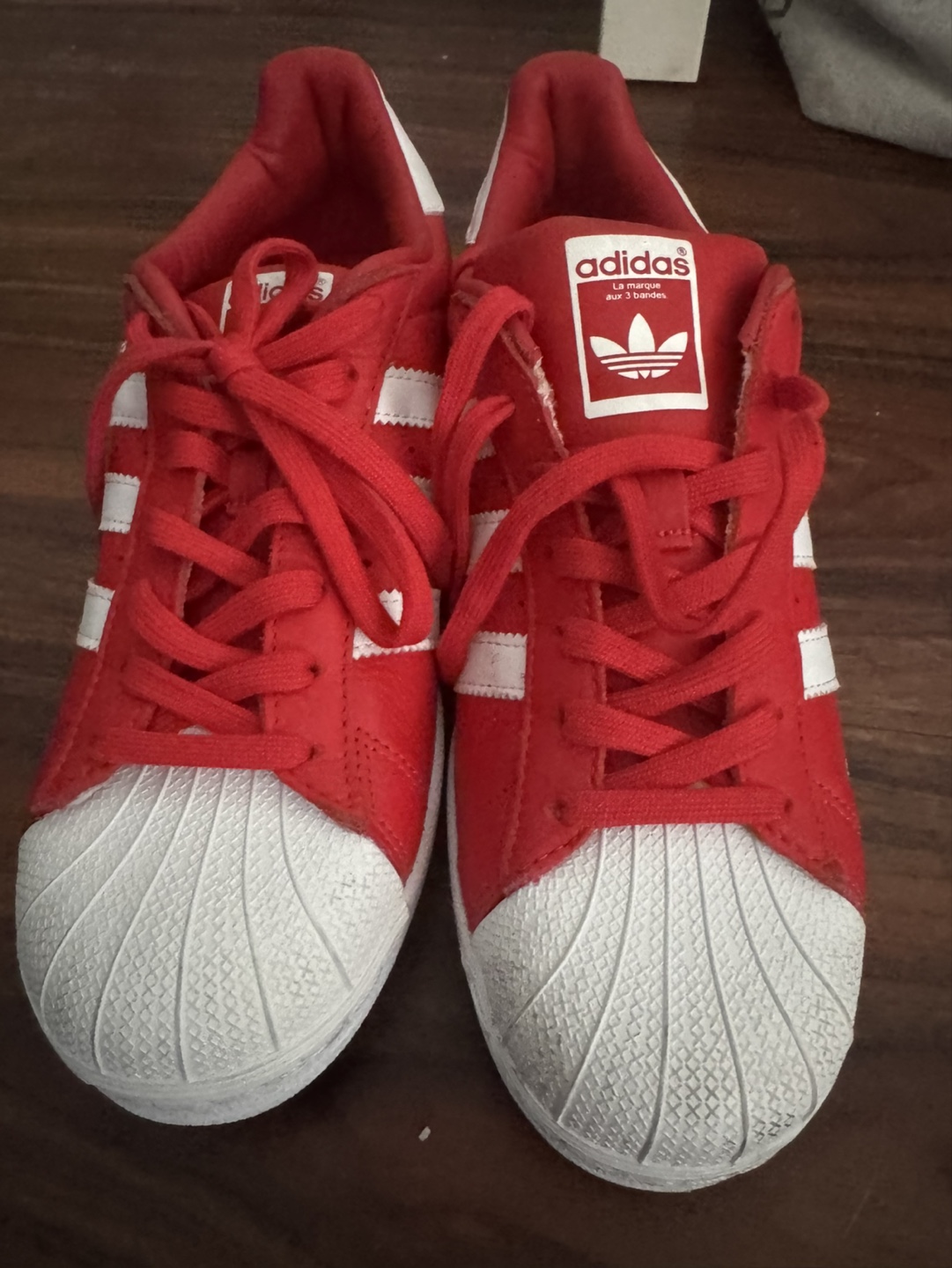Adidas Superstar Red Sneakers - Men's Size 8