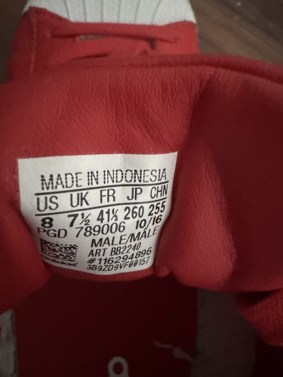 Adidas Superstar Red Sneakers - Men's Size 8 - photo 5
