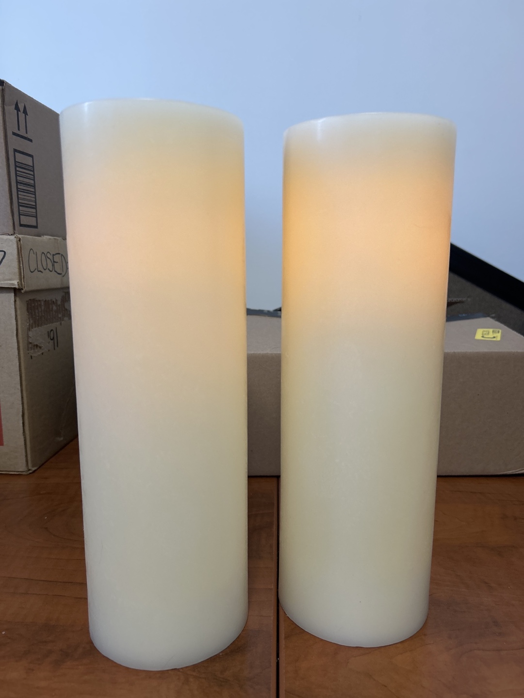 Pair of XL Battery-Operated Candles - photo 2