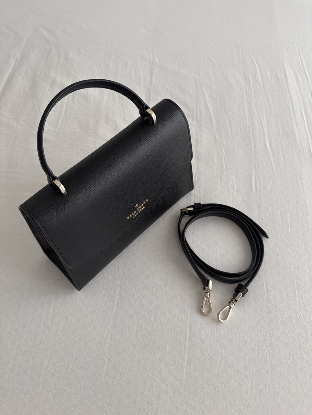 Kate Spade Black Leather Satchel Handbag - photo 3