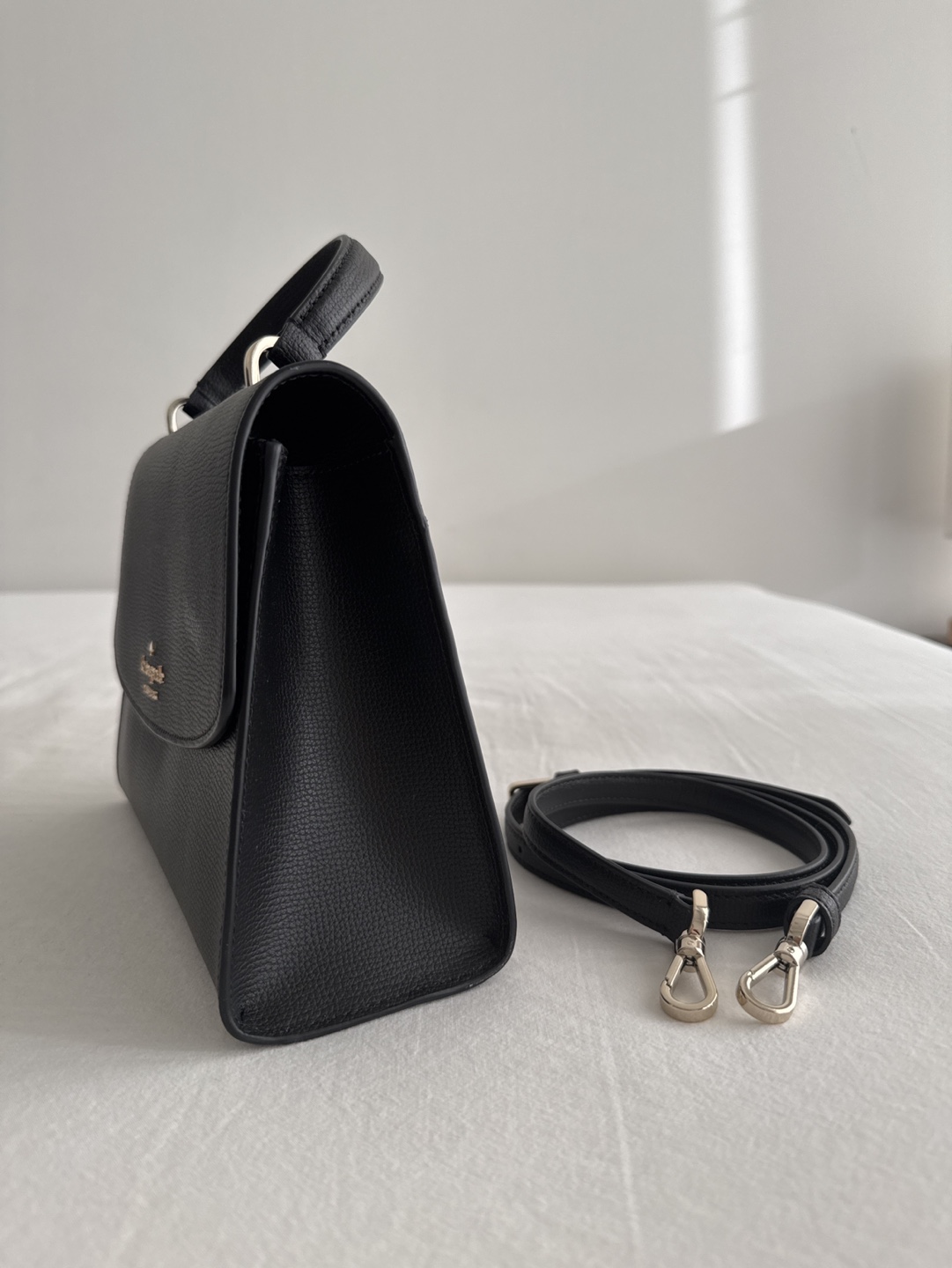 Kate Spade Black Leather Satchel Handbag - photo 5