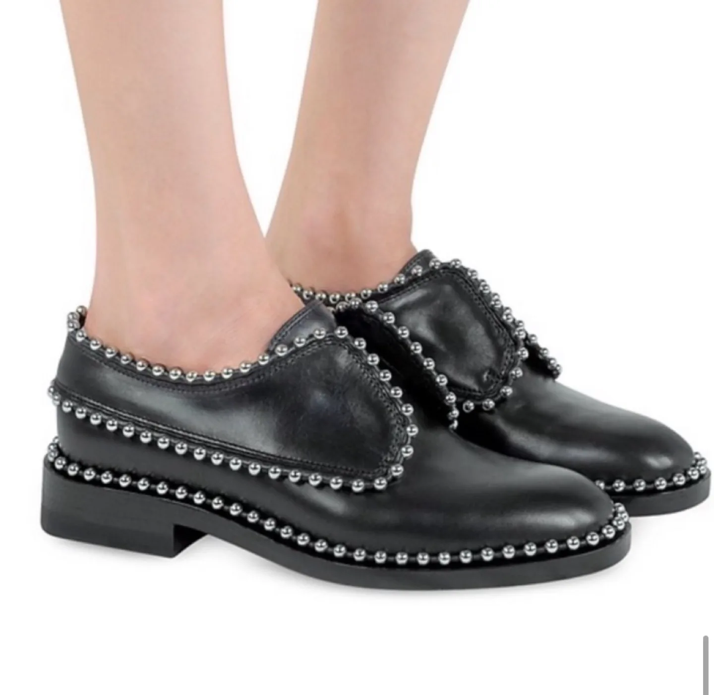 Alexander Wang Studded Leather Oxfords image indicator(3)