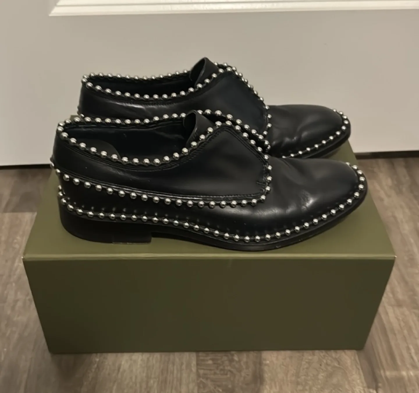 Alexander Wang Studded Leather Oxfords image indicator(5)
