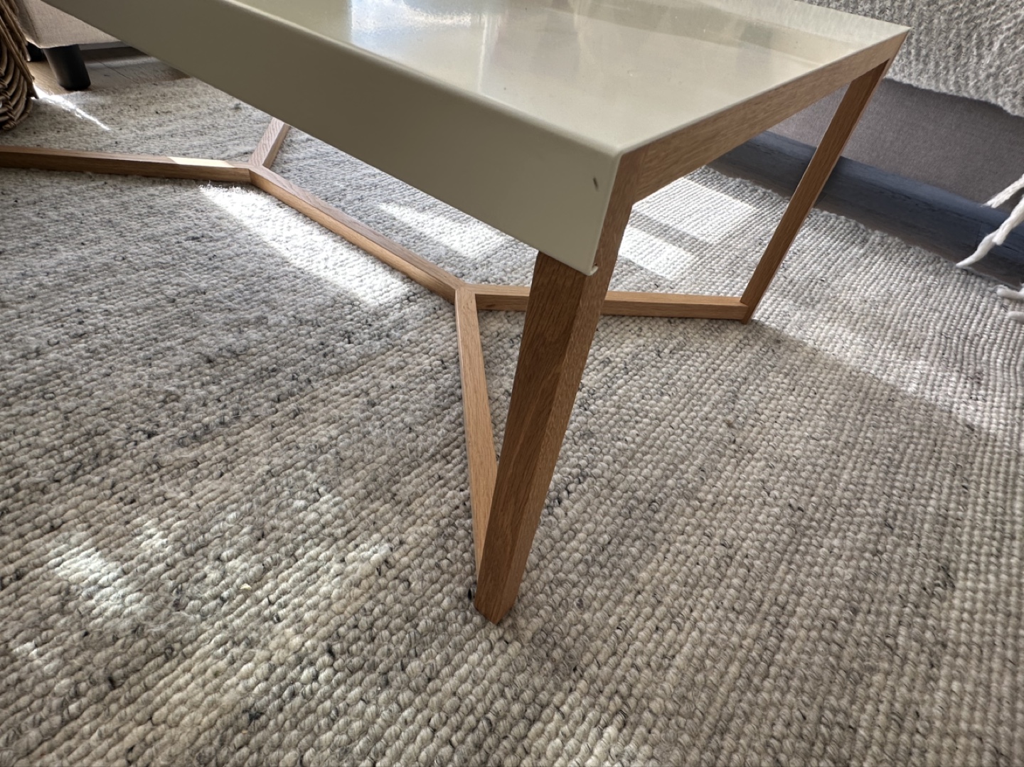 EQ3 Trivia metal and wood coffee table - photo 3