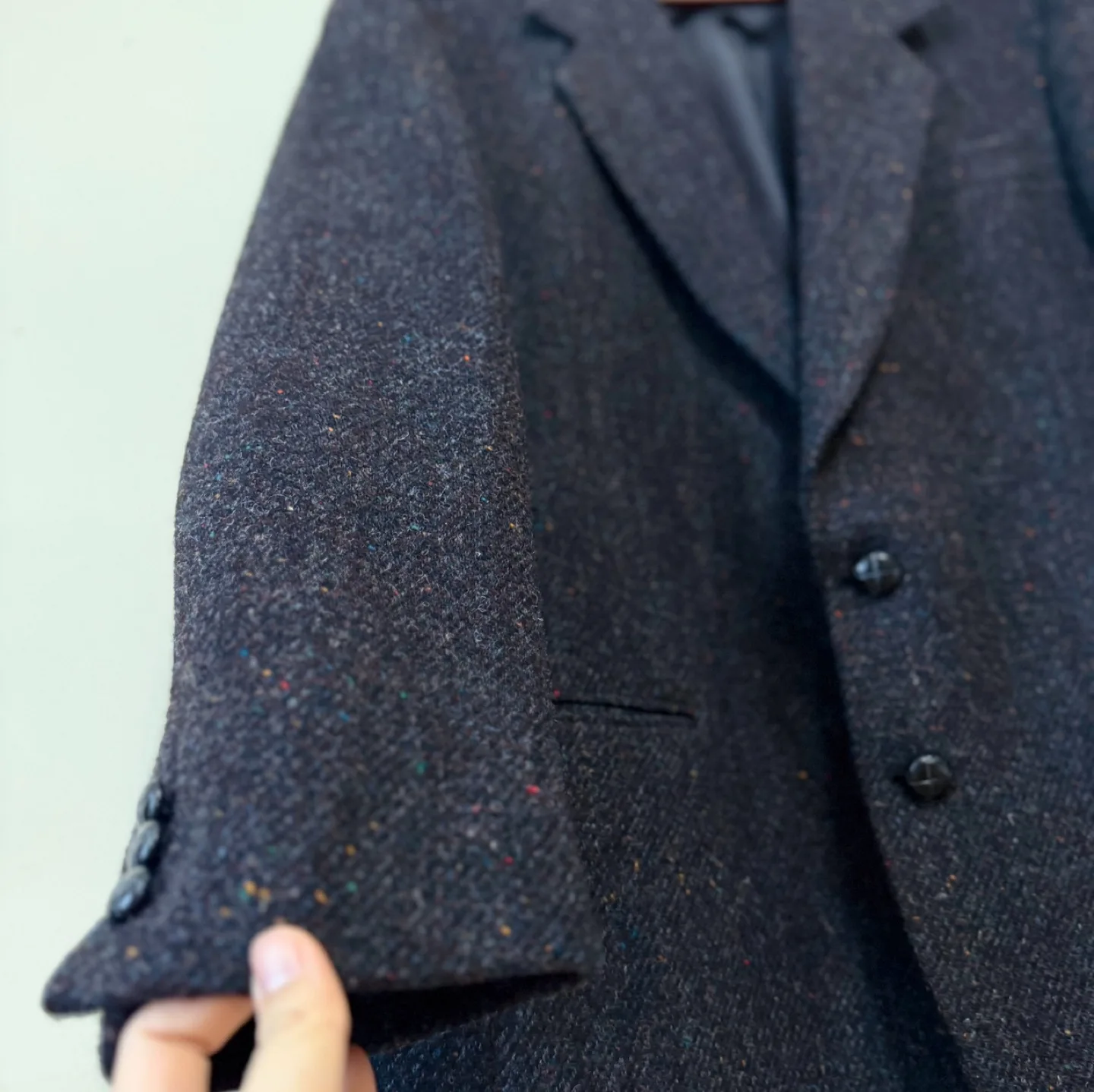 Vintage Harris Tweed 100% Virgin Scottish Wool Blazer image indicator(6)