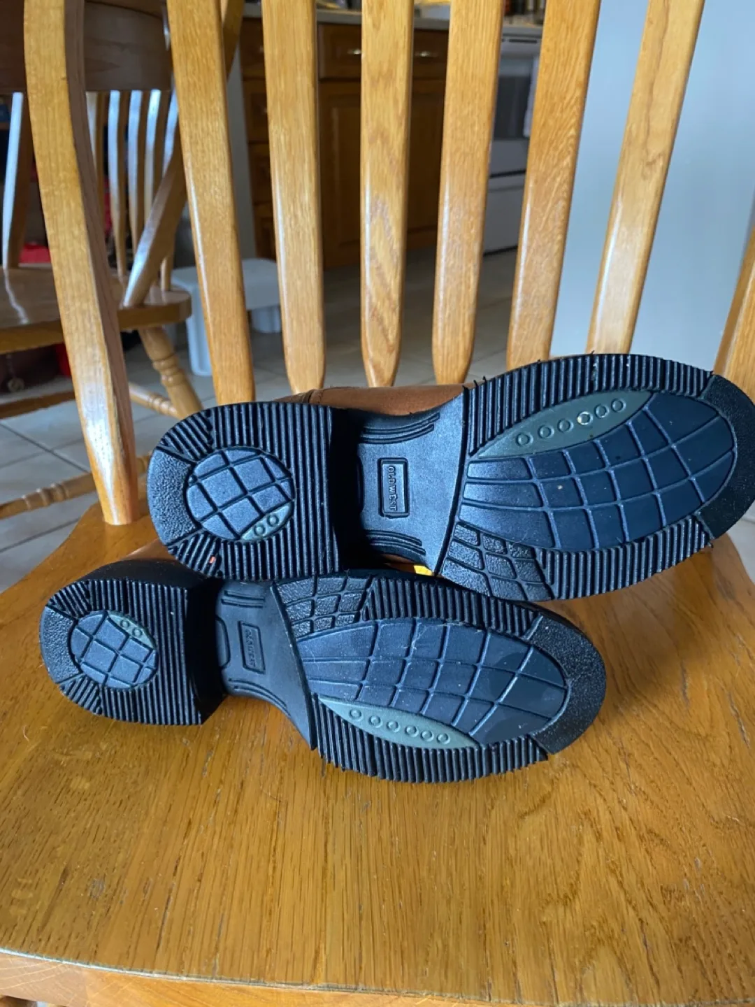 Old West Girls' Brown and Pink Leather Cowboy Boots - Size 130 image indicator(3)