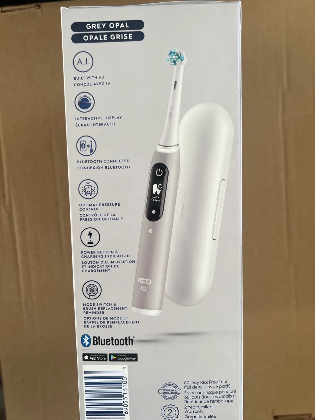 NEW Oral-B io Series 6 Toothbrush - Grey Opal image indicator(3)