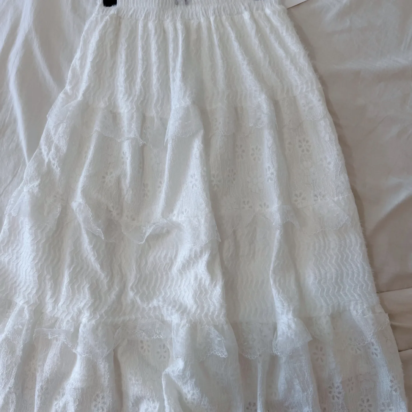 Vintage Tiered Lace Skirt image indicator(8)