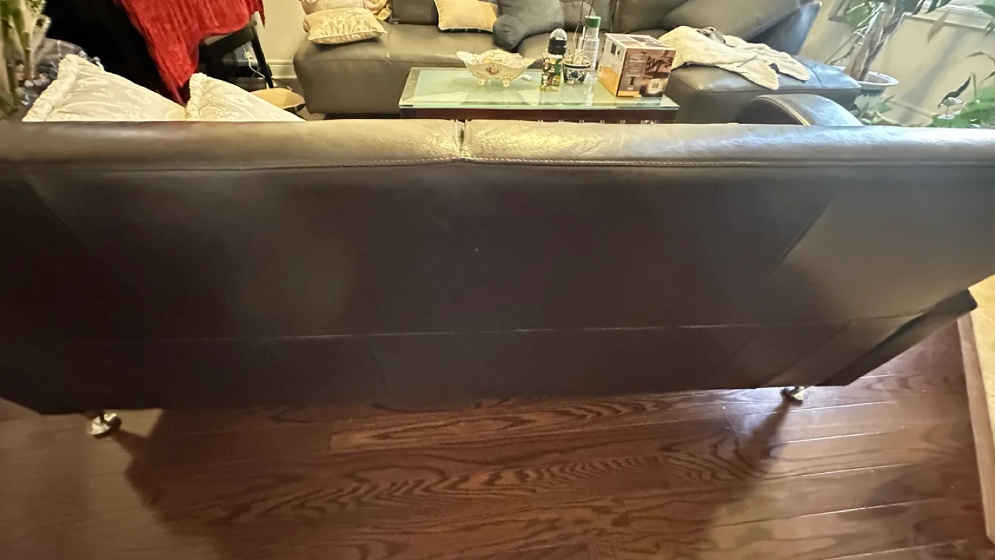 💚 Brown Top Grain Gine Leather Sofa image indicator(3)