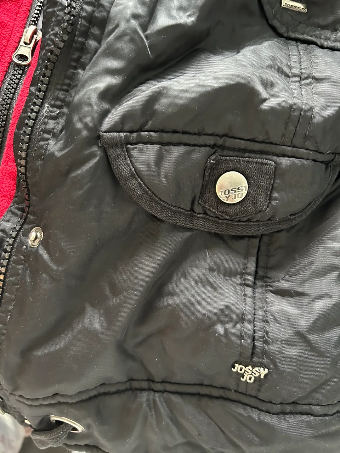 Black and Red Hooded Jacket Size S image indicator(4)