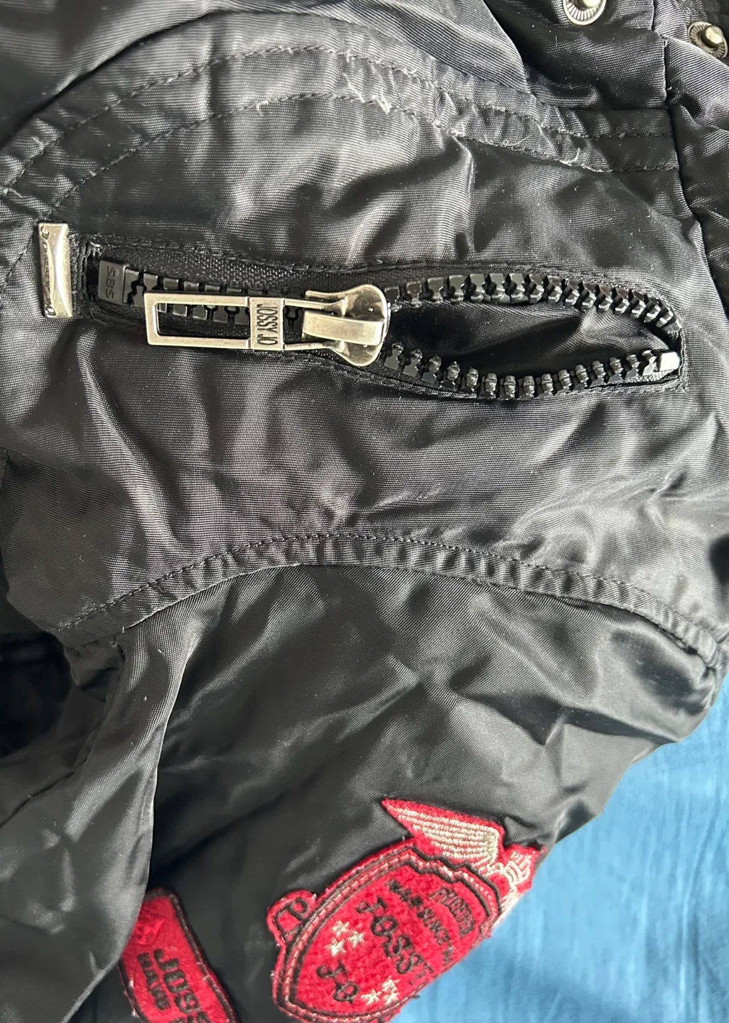 Black and Red Hooded Jacket Size S image indicator(6)