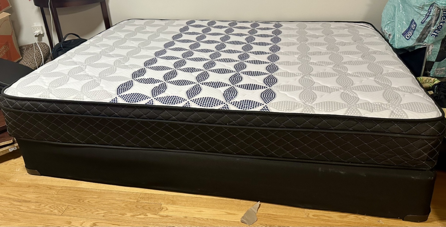 Queen Mattress and Box Spring Set - Union Bedding Rest-O-Pedic