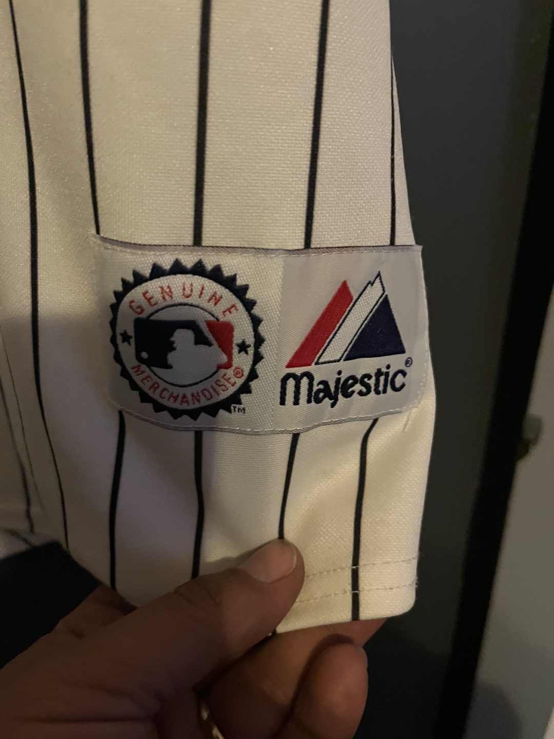 Men's Majestic Chicago White Sox Pinstripe Baseball Jersey - photo 3