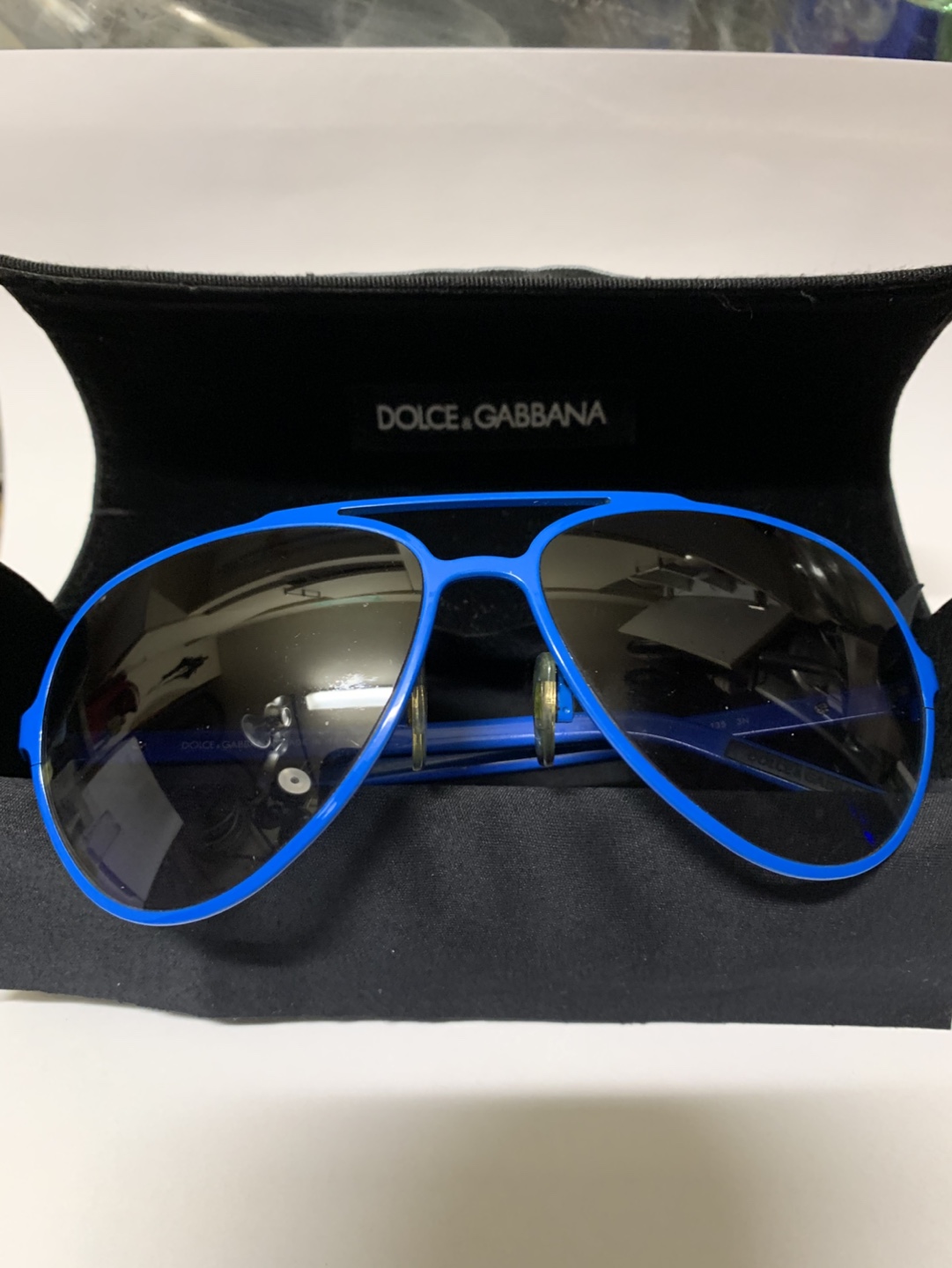 Dolce & Gabbana Aviator Sunglasses - Blue Frame - photo 3