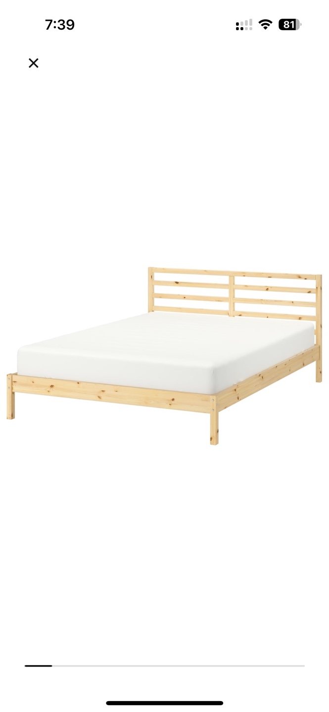 IKEA HEMNES Queen Bed Frame