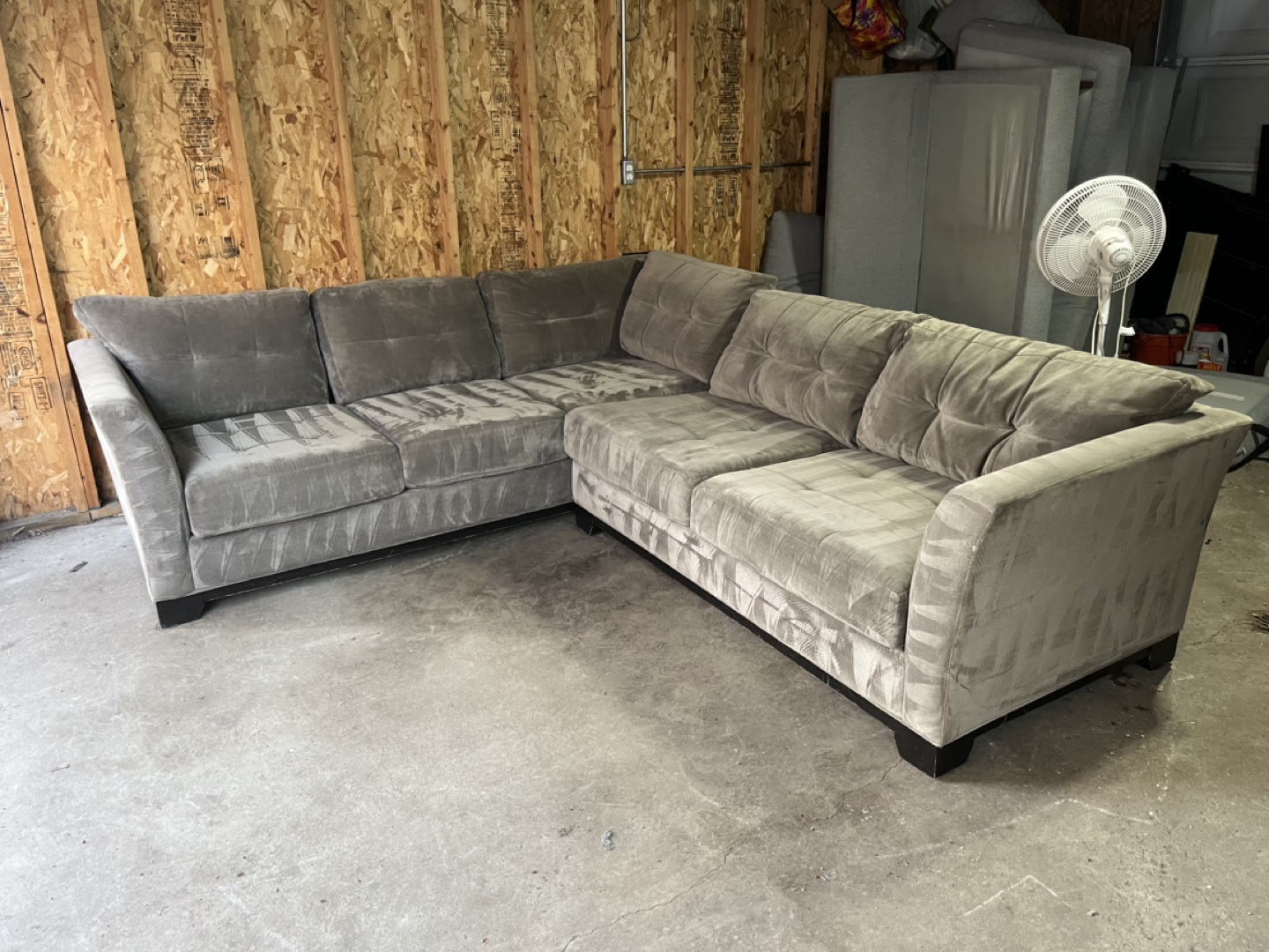 🚚Delivery | Jonathan Louis Grey Sectional Couch