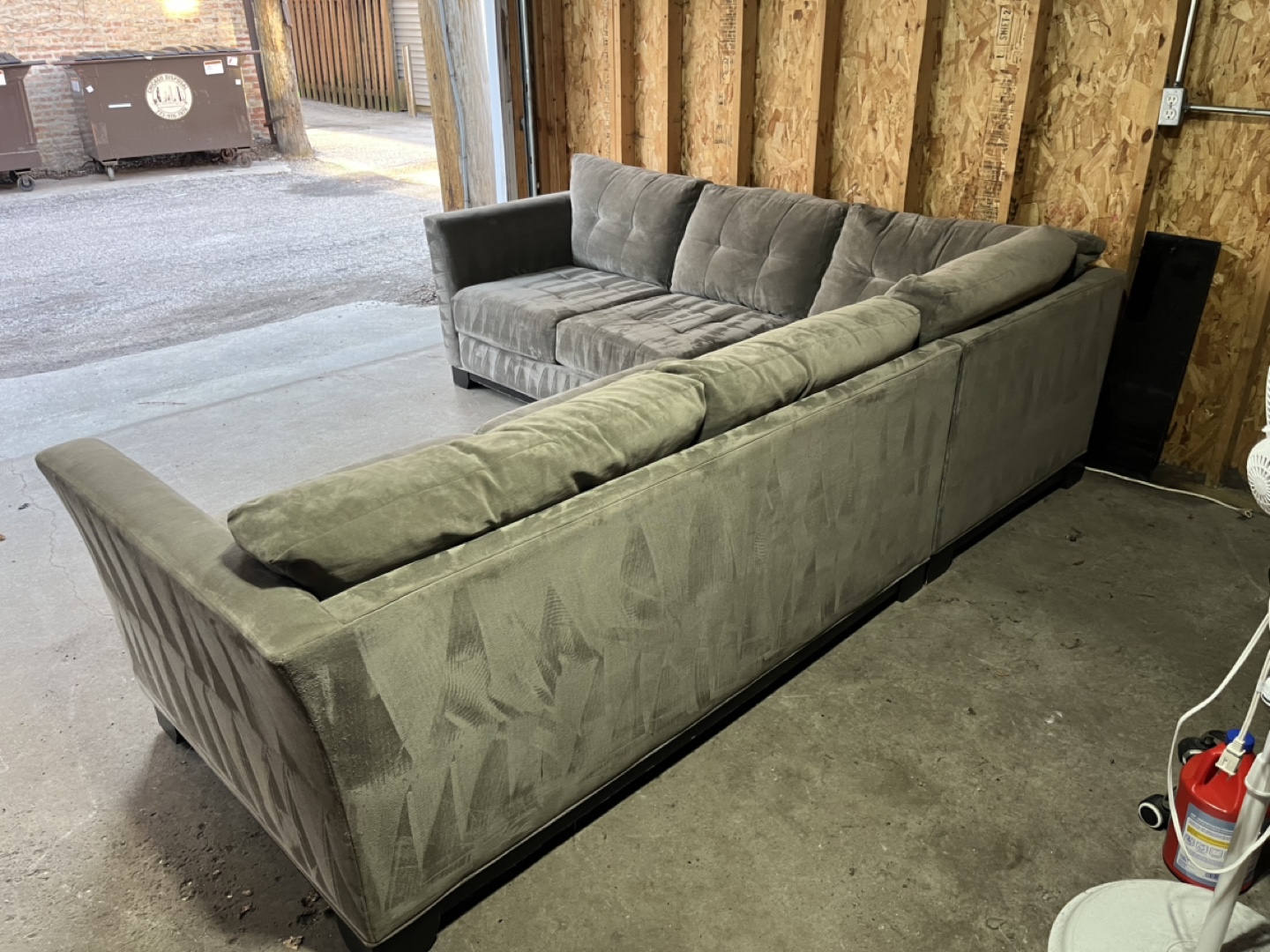 🚚Delivery | Jonathan Louis Grey Sectional Couch - photo 5