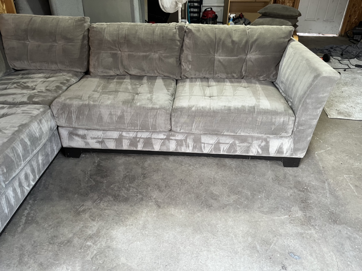 🚚Delivery | Jonathan Louis Grey Sectional Couch - photo 2