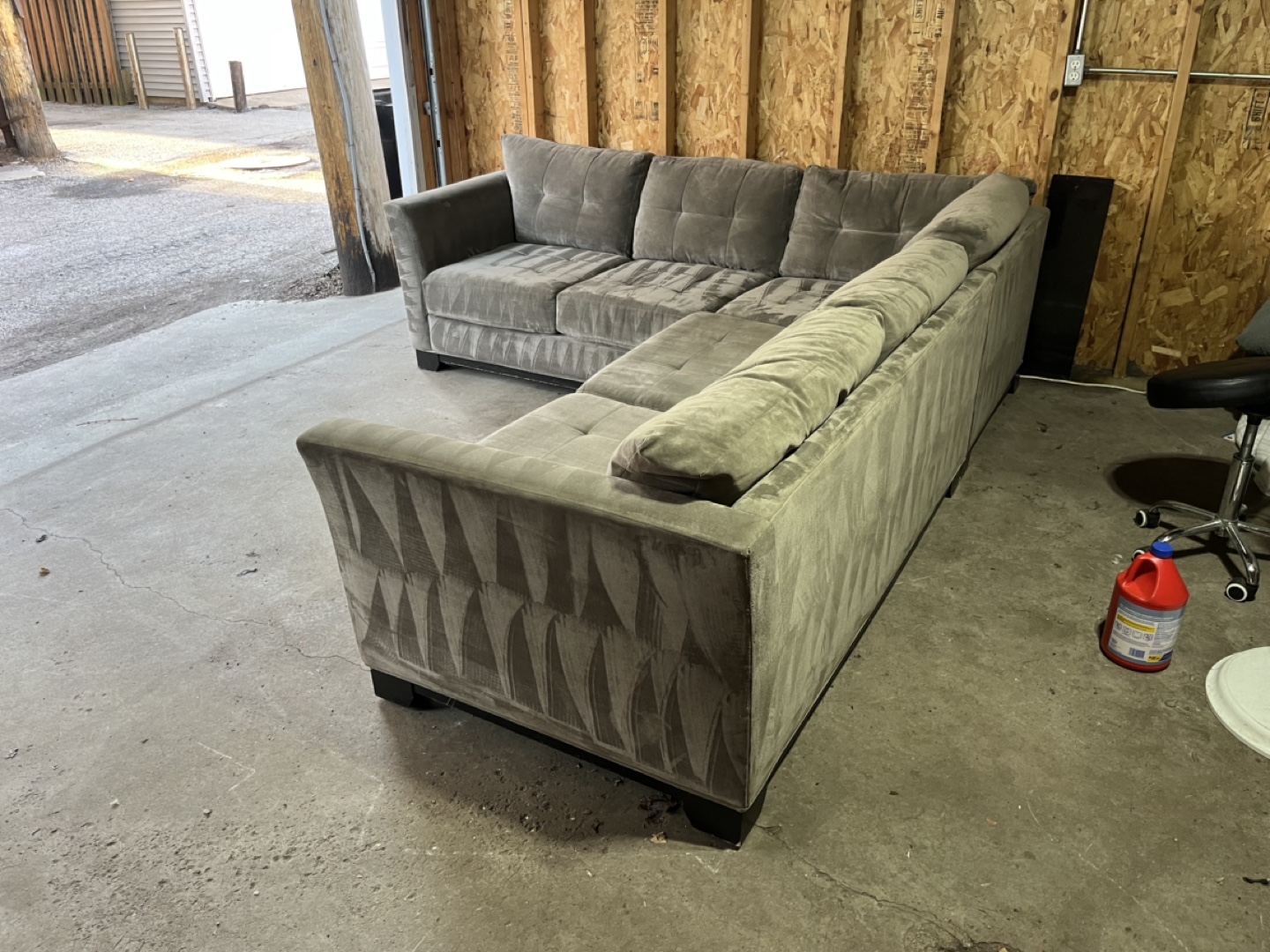 🚚Delivery | Jonathan Louis Grey Sectional Couch - photo 4