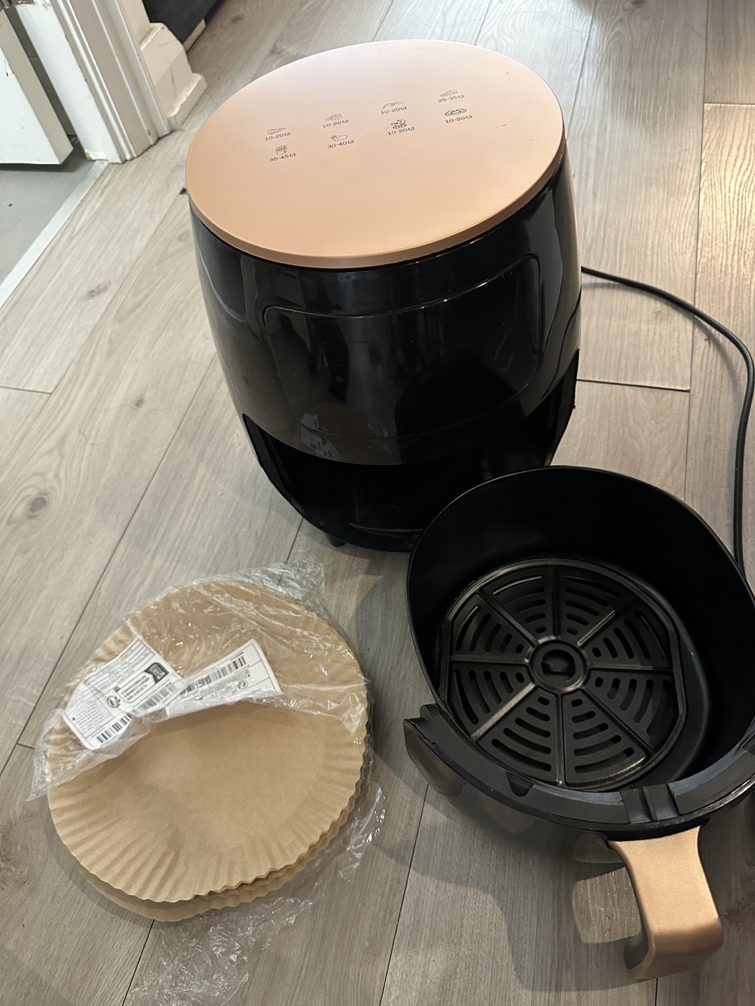 Air Fryer + parchment paper