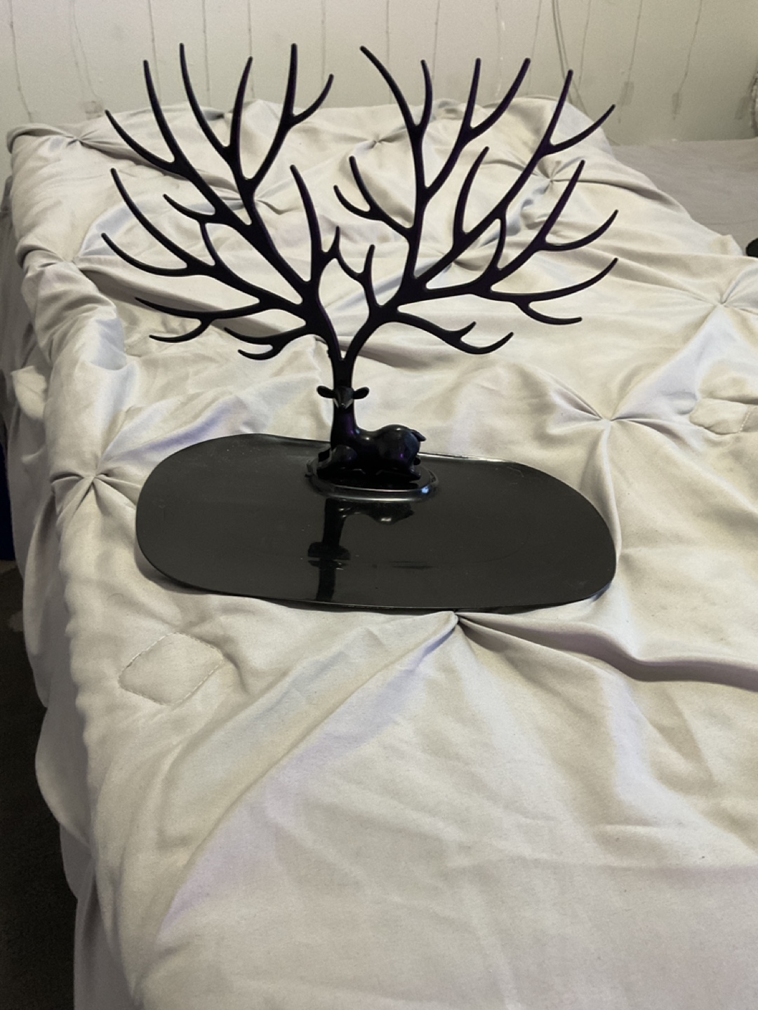 Black Deer Antler Jewellery Holder💚 - photo 2