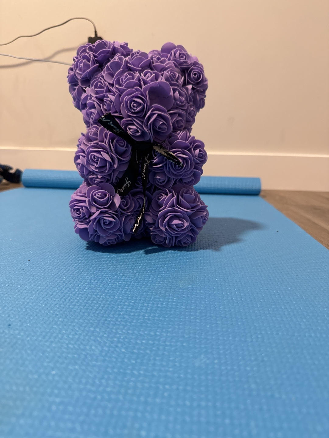 Purple Rose Bear