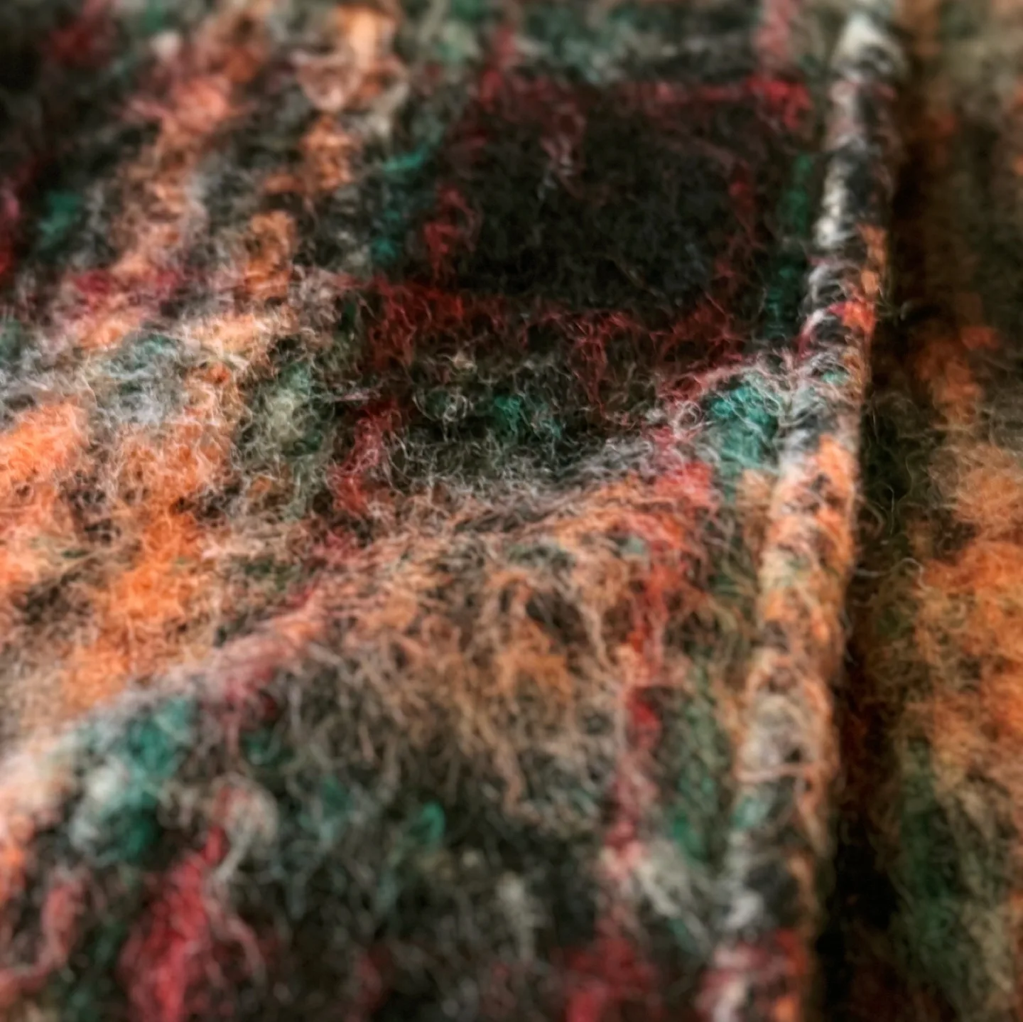 Vintage Mohair Plaid Coat image indicator(5)