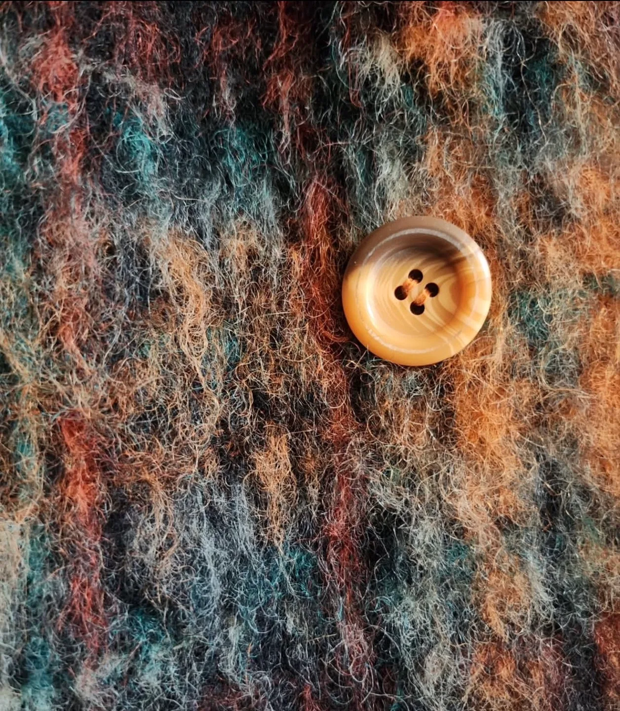 Vintage Mohair Plaid Coat image indicator(2)