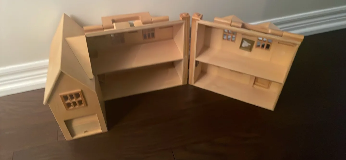 Melissa and Doug Dollhouse Playset with Carry Handle image indicator(4)