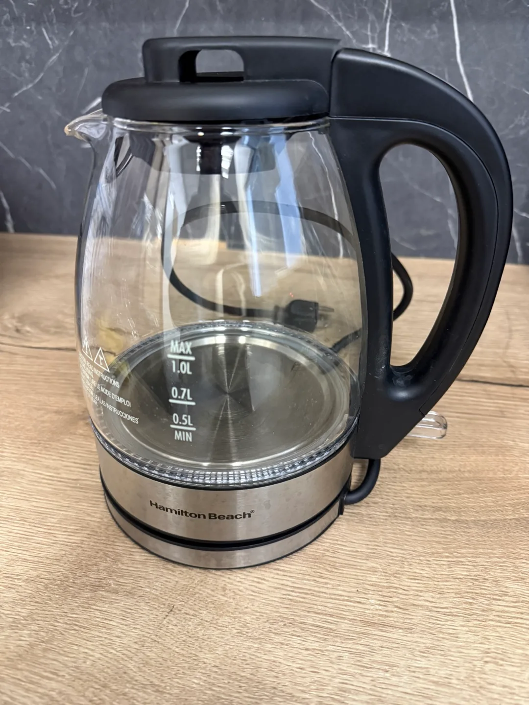 Hamilton Beach Glass Kettle - 1L thumbnail