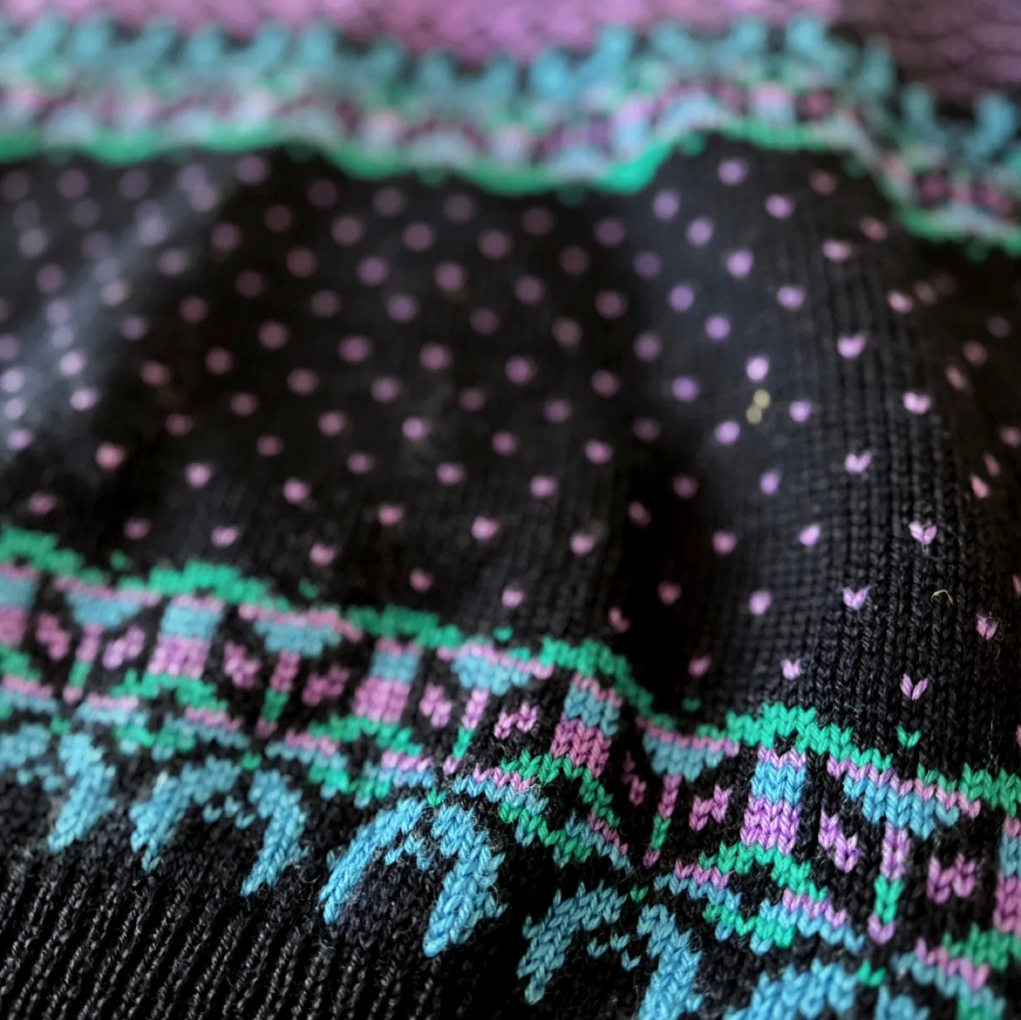 Norway Vintage 100% Pure Virgin Wool Sweater image indicator(3)