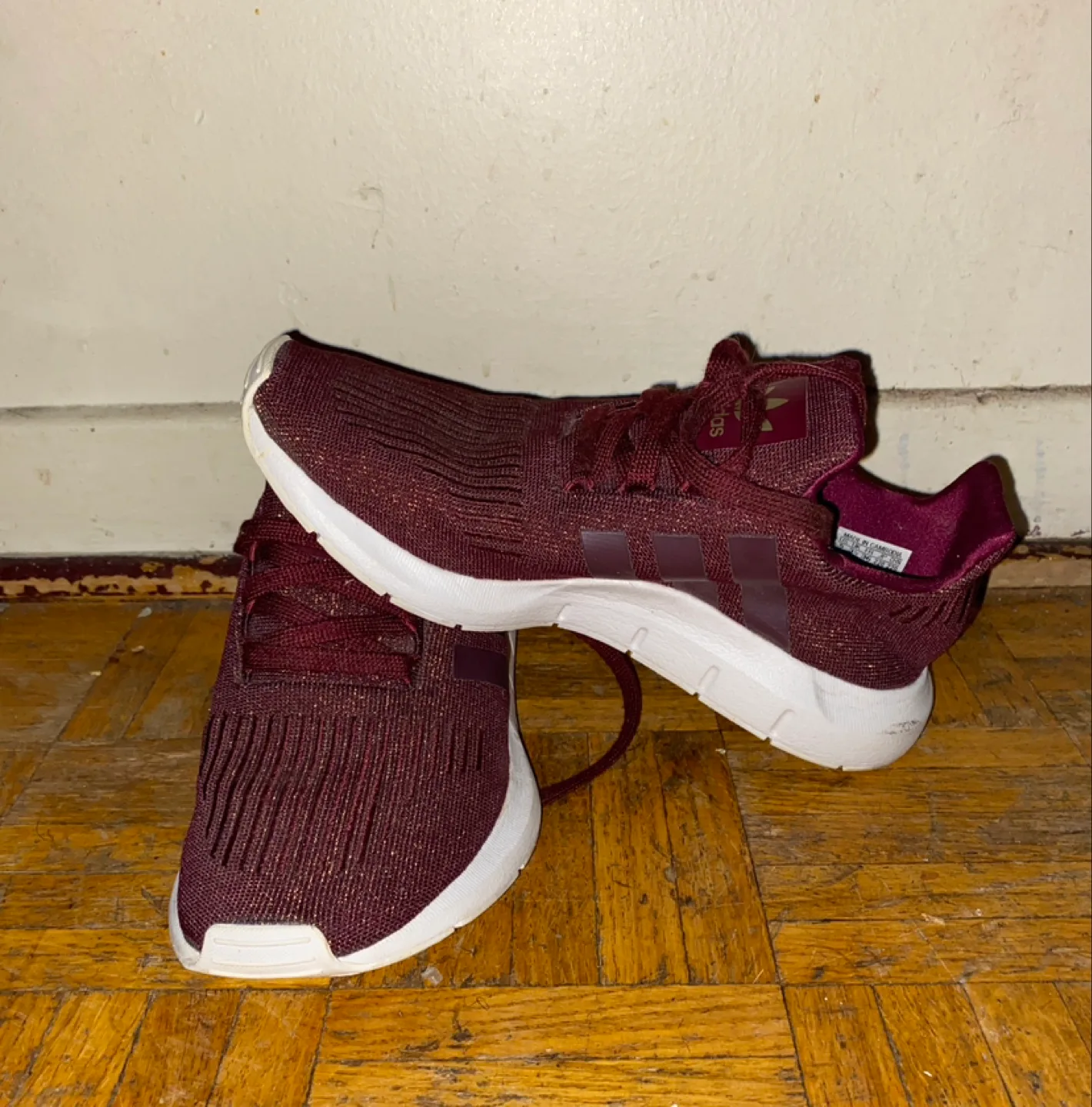 Adidas Swift Run Burgundy Sneakers thumbnail