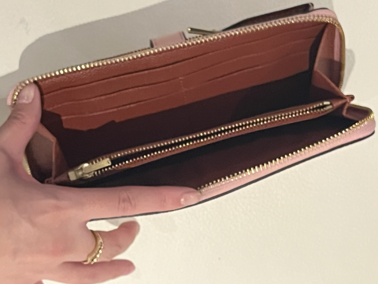 Coach Zip Around Wallet - Pink - photo 4