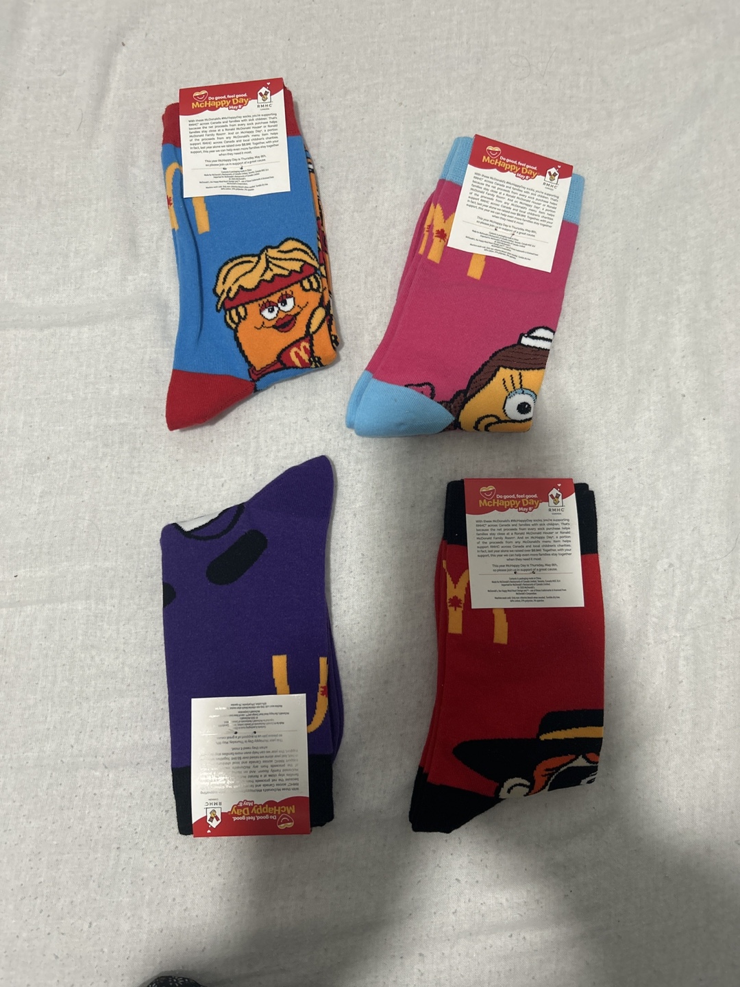 McHappy Day Socks - Set of Four