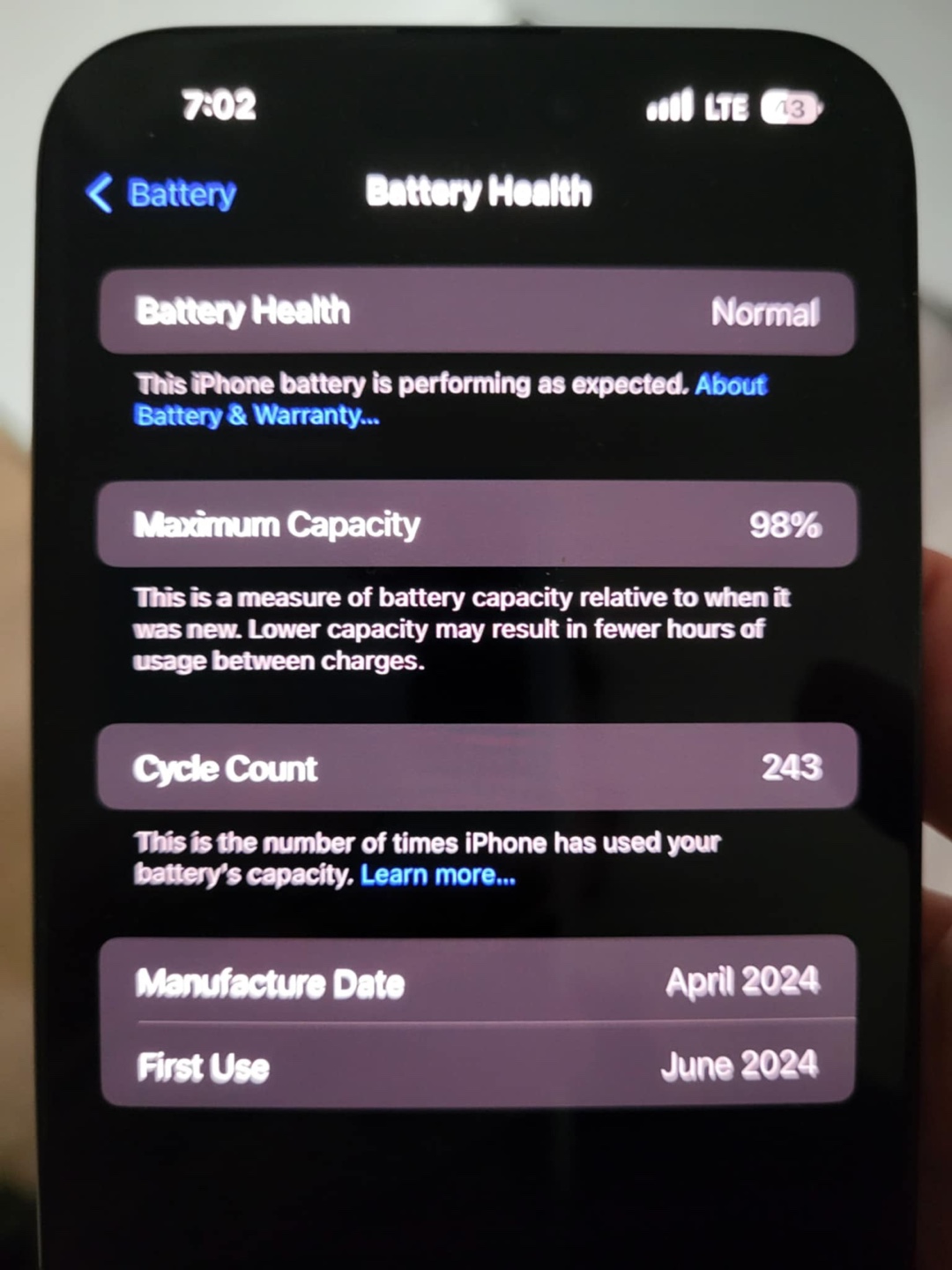 iPhone 15 Pro Max 256GB - Space Grey - Excellent Condition - photo 4