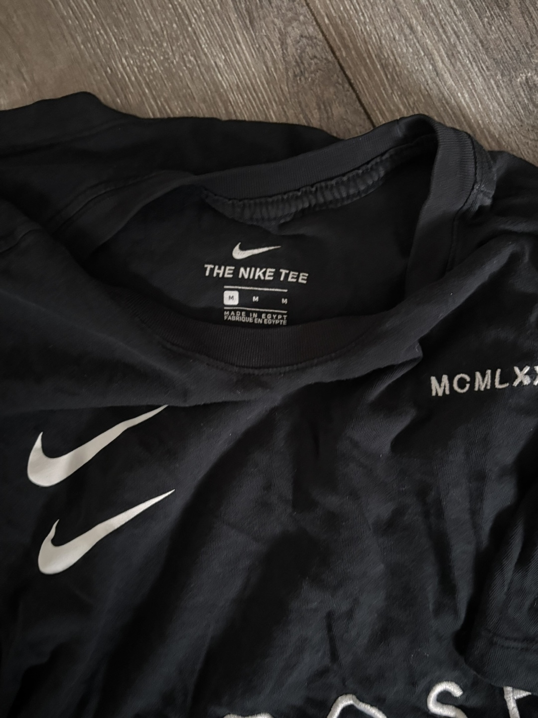 Nike Men's Black T-Shirt - Size M - photo 3