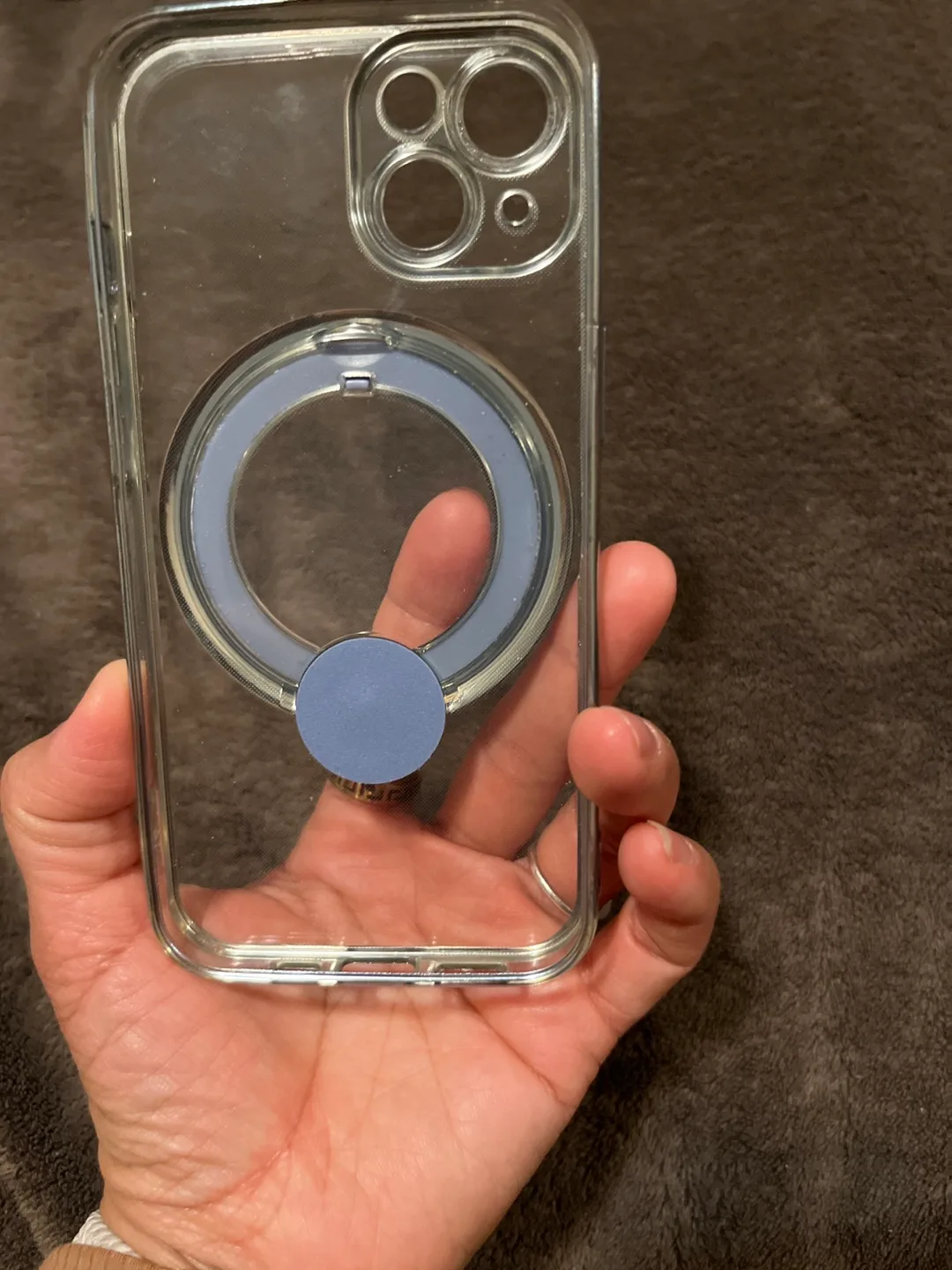 iPhone 13/14/15 Case with Ring Grip Stand 💚 image indicator(5)