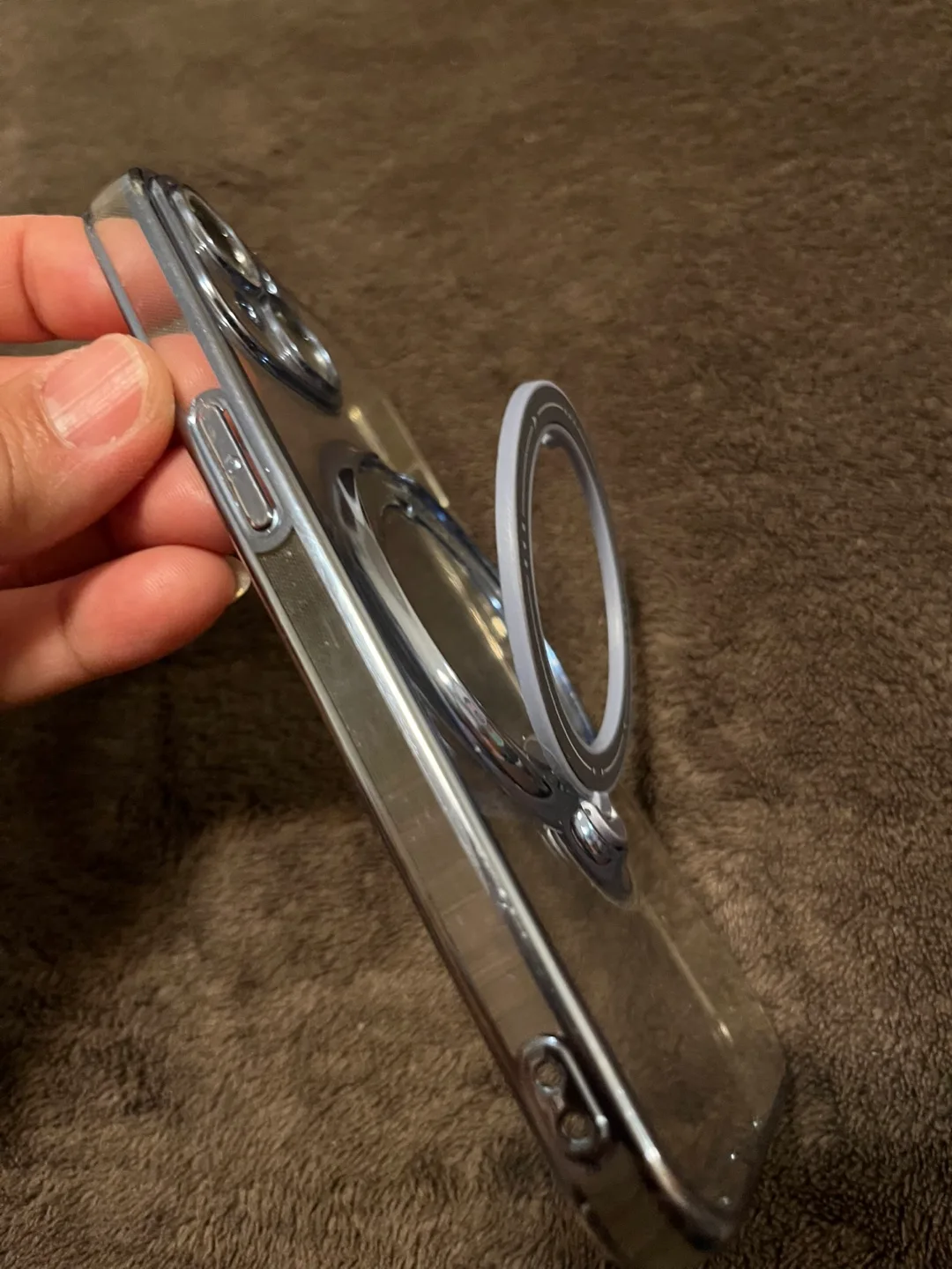 iPhone 13/14/15 Case with Ring Grip Stand 💚 image indicator(4)