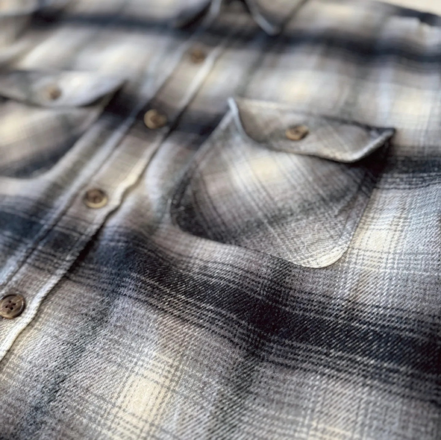 Vintage Sherpa-Lined Check Flannel Shirt Jacket image indicator(3)