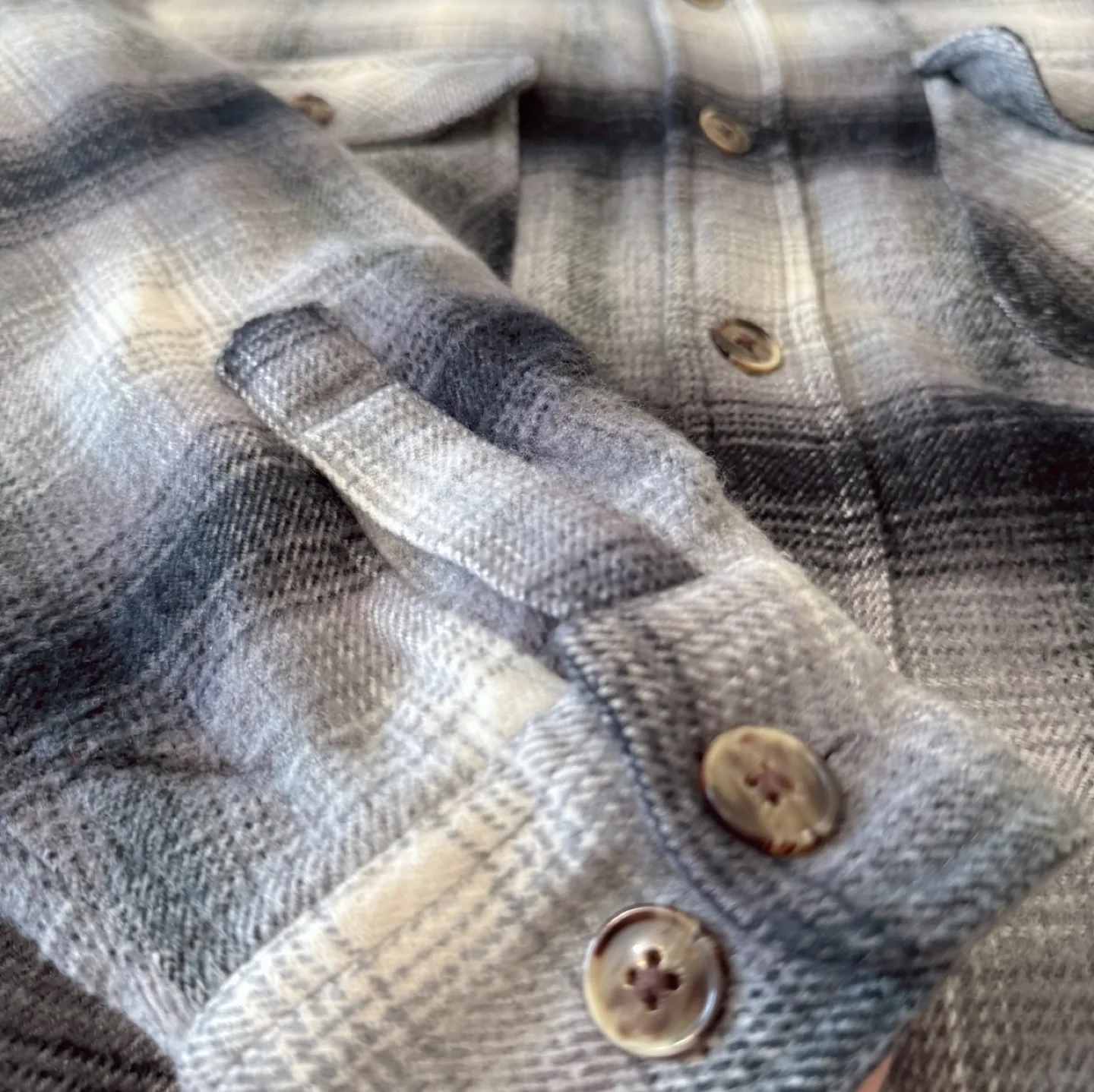 Vintage Sherpa-Lined Check Flannel Shirt Jacket image indicator(2)